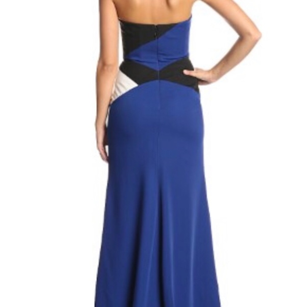 BCBG MaxAzria Audrianna Strapless Color Block 4